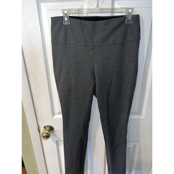 Matilda Jane Ponte Wonder Leggings Womens Sz L Charcoal Gray Stretch Career - Picture 6 of 6